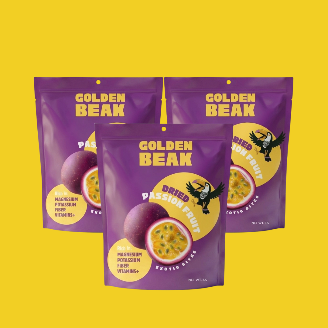 Golden Beak - Dried Passion Fruit (3-Pack)